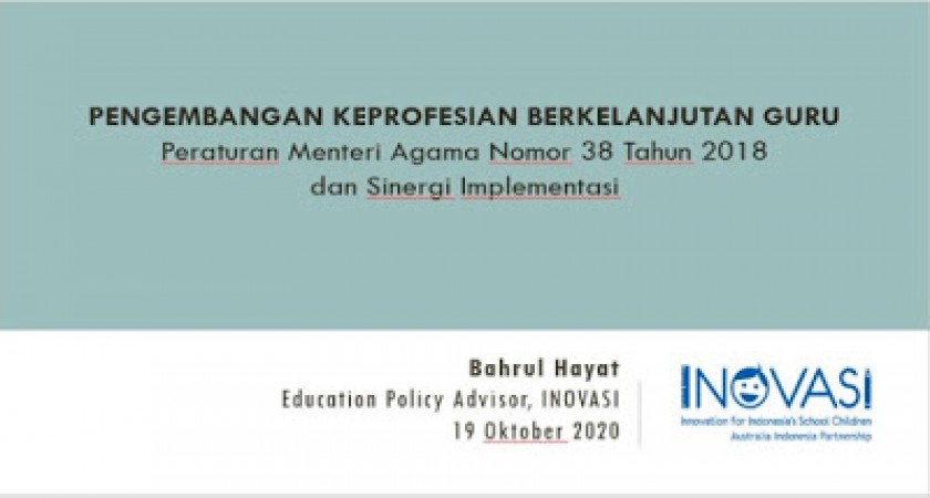 Pengembangan Keprofesian Berkelanjutan Guru (PKB) Serta Sinergi Implementasi