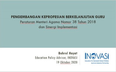 Pengembangan Keprofesian Berkelanjutan Guru (PKB) Serta Sinergi Implementasi