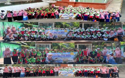Siswa Kelas 4 dan 5 Berpetualang Seru ke Kebun Binatang Naik Kereta Api